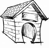 Dessin Caseta Kennel Edificios Getdrawings Hut sketch template