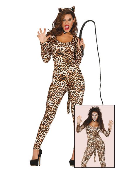 Leopard Catsuit Costume For Halloween Horror