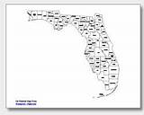 Florida Printable Map County Cities Maps State Labeled Names Outline sketch template