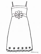 Dress Coloring Pages Print sketch template
