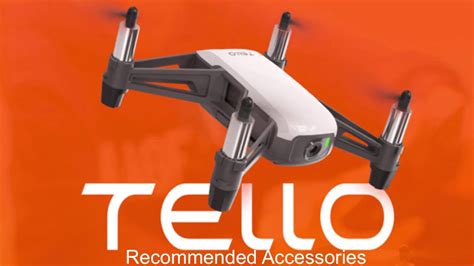 tello recommended accessories youtube