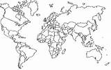 Para Colorear Mapamundi Coloring Continentes Pages Maps Nombres Mapa Visitar Mundo sketch template