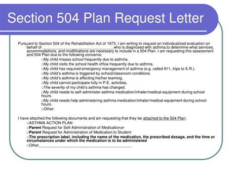 plan request letter sample