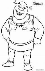 Shrek Cool2bkids Ausmalbilder Malvorlagen Gingy Ogre Gesicht sketch template