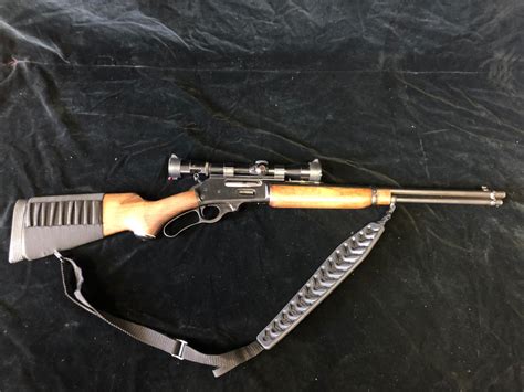 model  marlin lever action rifle  bushnell scope pal required  auctions