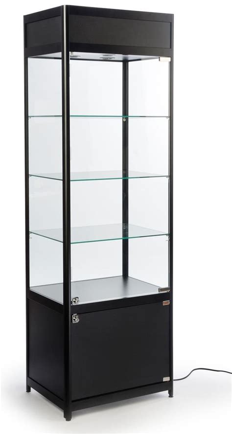 New 78 In Glass Retail Display Cabinet Led Corner Display