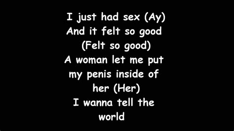 akon i just had sex lyrics youtube