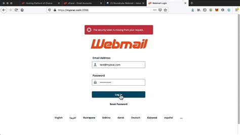 webmail  send  receive emails youtube