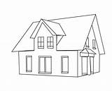 Coloring House Pages Houses Print Kids Printable Coloring4free House8 Big Modern Index Architecture School sketch template