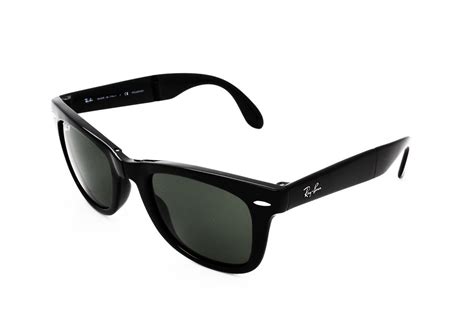 ray ban sunglasses rb4105 wayfarer folding polarized 601 58 in black