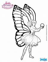 Barbie Mariposa Princesa Hadas Coloriages Colorare Hellokids Royaume Fees Barbies Flutter Wings Dibujosparacolorear sketch template