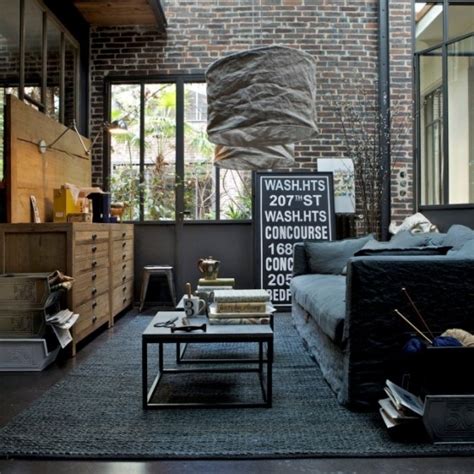 stylish  inspiring industrial living room designs digsdigs