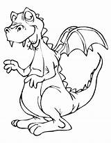 Coloring Pages Dragon Print sketch template