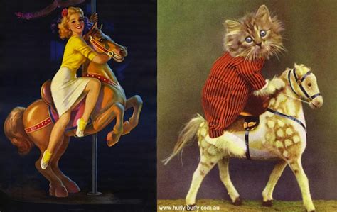 cats that pose like pin up girls from the 1940s and 1950s