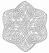 Celtic Coloring Pages Mandala Mandalas Knotwork Simple Printable Patterns Kids Geometric Designs Color Aesthetic Supercoloring Knots Adult Colouring Adults Very sketch template