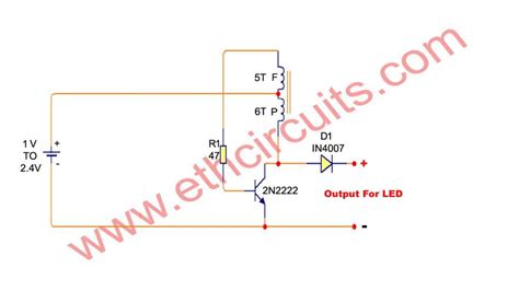 dc  dc voltage booster easy circuit diagram