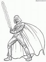 Vader Darth Vador Sabre Coloring Fantastique Archivioclerici Luke Dibujossincolorear Galaxias Gratuit Guardado Magnífico sketch template