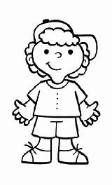 People Little Coloring Pages Kids Fun Getcoloringpages sketch template