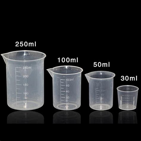 pcs plastic liquid measuring cup ml beaker graduated high qualitty