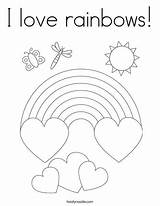 Rainbows Twisty Twistynoodle sketch template