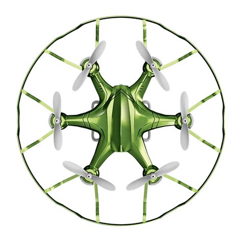 attop  mini rc drone green color drones headless mode aircraft ghz  axis gyro  degree
