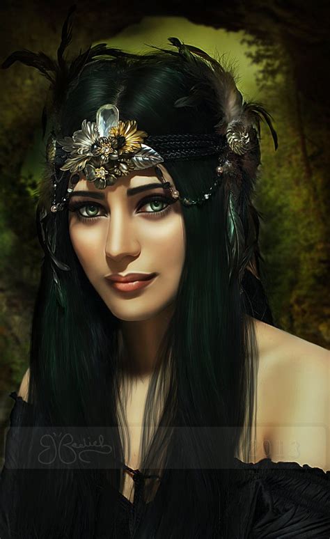 Forest Goddess By Shiny On