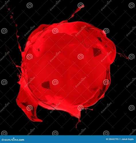 red blob royalty  stock photo image