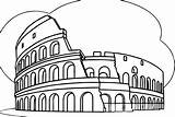 Colosseum Wecoloringpage sketch template