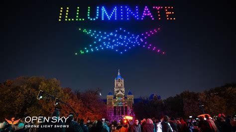 illuminate light arttech fest drone light show youtube