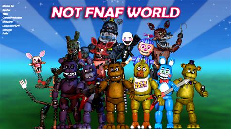 fnaf world rfivenightsatfreddys