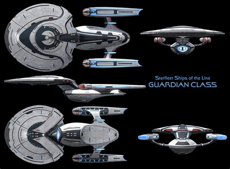 guardian class starship high resolution  enethrin  deviantart