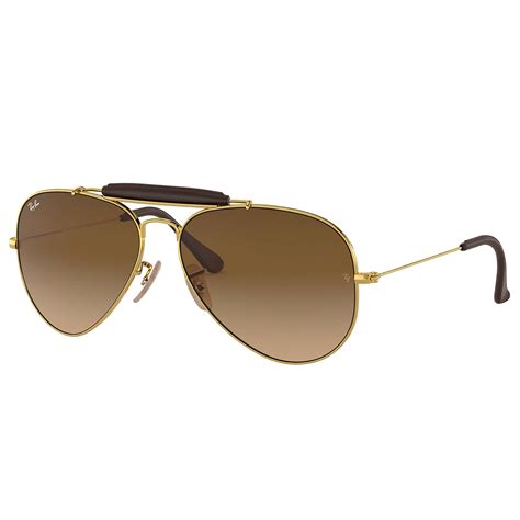 ray ban gold outdoorsman craft sunglasses stuarts london