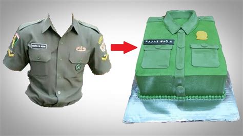 Cara Menghias Kue Ulang Tahun Sederhana Baju Phd Tentara