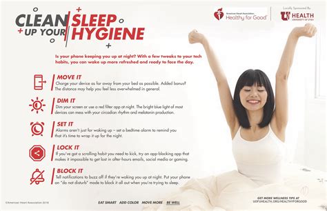 Tip 8 Be Well Clean Up Your Sleep Hygiene University Of Utah