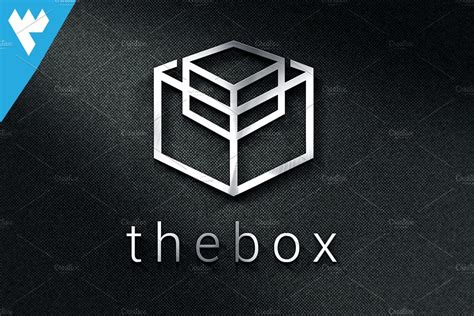 box logo creative illustrator templates creative market