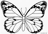 Butterfly Coloring Pages Printable Kids Drawing Cartoon Monarch Cool2bkids Seniors Butterflies Color Colouring Print Getcolorings Getdrawings But sketch template