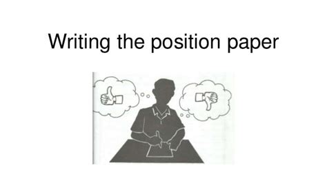 writing  position paper