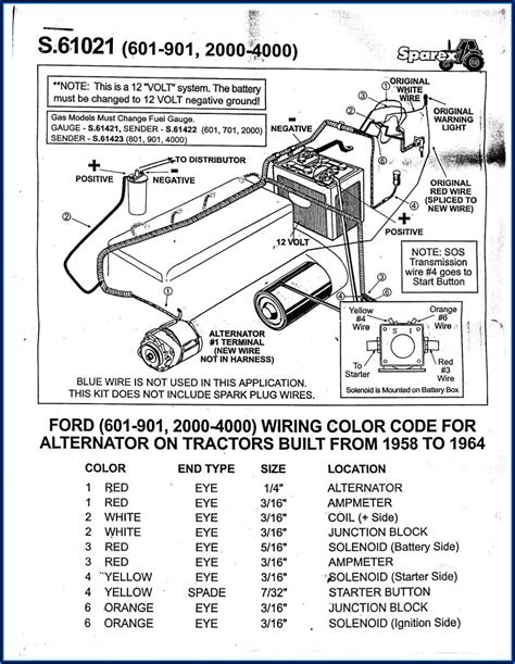 ford tractor wiring diagram  volt diagrams resume template collections wqbookobb