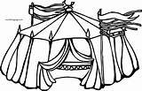 Circus Tent Coloring Mix Drawing Wecoloringpage Pages Clipartmag sketch template