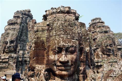 Bayon Temple At Angkor Wat Siem Reap Cambodia Bayon Temple Angkor