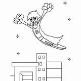 Phantom Danny Coloring Pages Printable sketch template