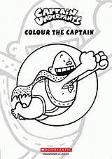 Underpants Captain Colouring Scholastic Coloring Sheets Pages Draw Colour Sheet Book Activities Popular Books Many Birthday Other Worksheets Library Kids sketch template