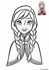 Coloriage Reine Des Neiges Imprimer Anna Princesse Dessin Sur Et Gratuit Disney Enfant Face Les Enregistrée Depuis Info Pour Enfants sketch template