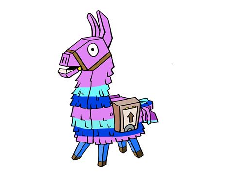 fortnite llama clipart   cliparts  images  clipground