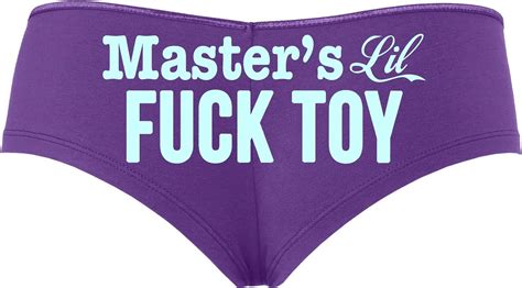 Knaughty Knickers Masters Little Fuck Toy Piece Of Ass Slutty Purple