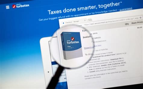 click    intuit turbo fake tax return class action