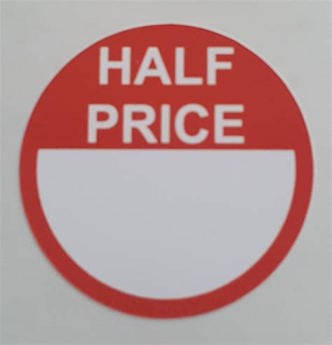 price stickers sticky labels promotional sale stickers vinyl addition