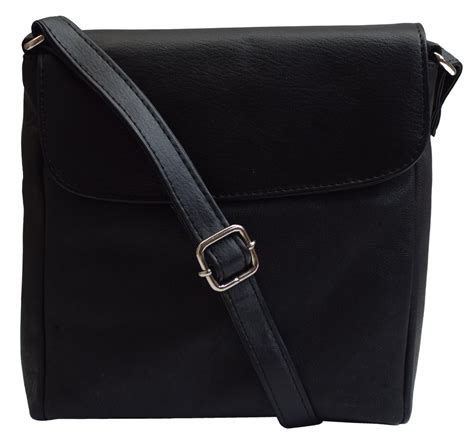 crossbody bag leather black womens purse handbag ladies shoulder bag walmartcom