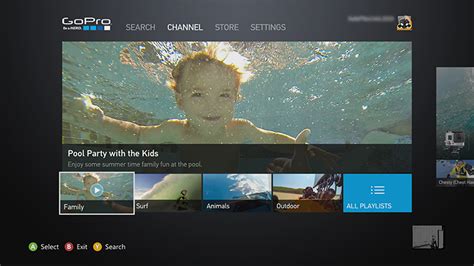 set   gopro channel app xbox  apps