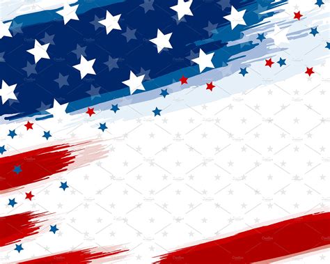 usa  american flag background pre designed illustrator graphics creative market